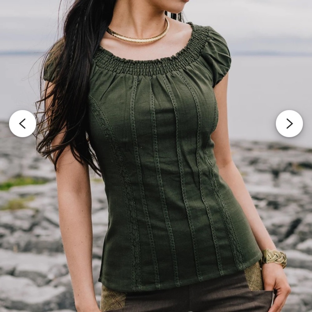Celtic Fusion Wild Flower Corset Top